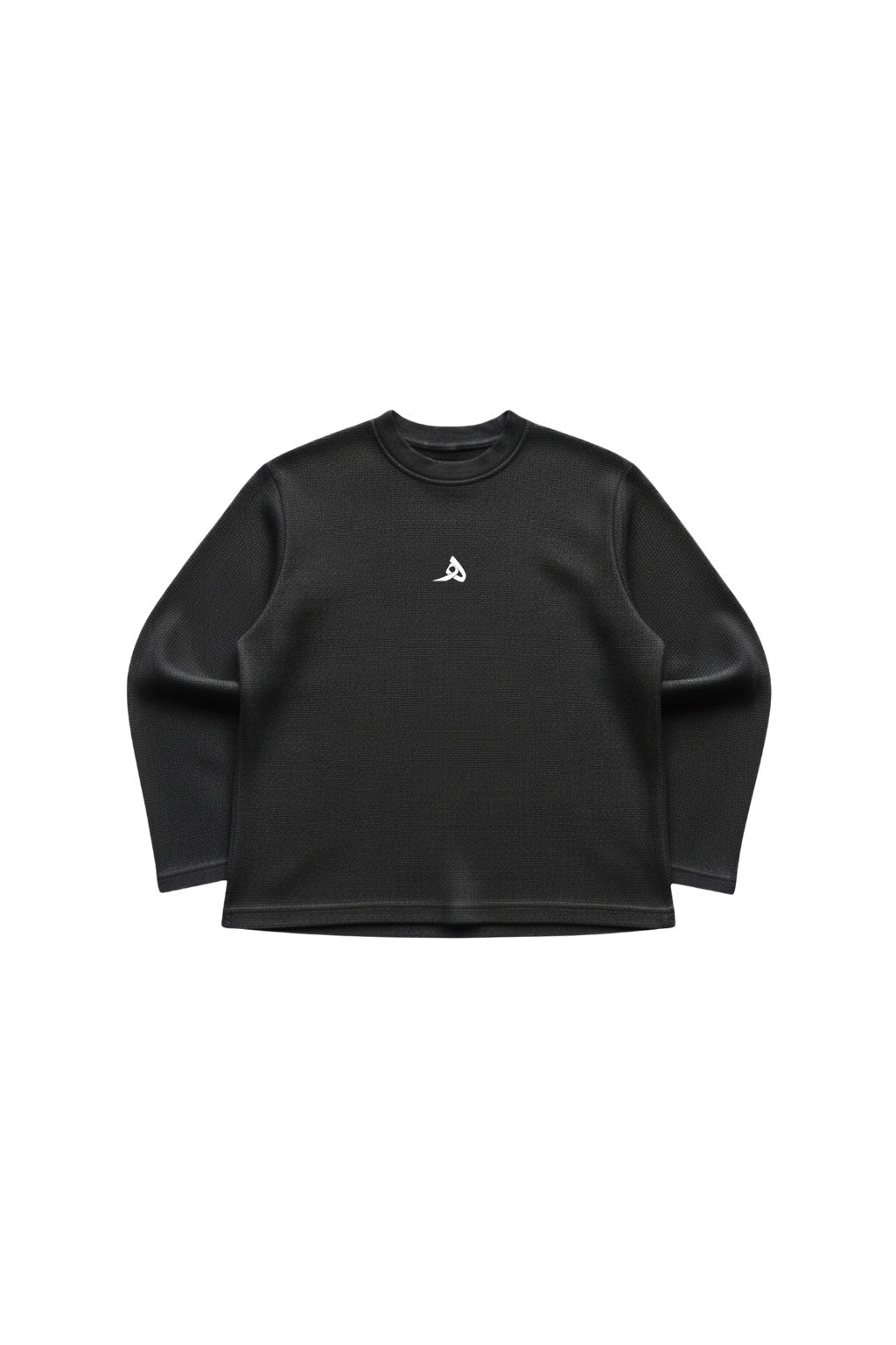 Waffle Knit Oversized Full-Sleeve