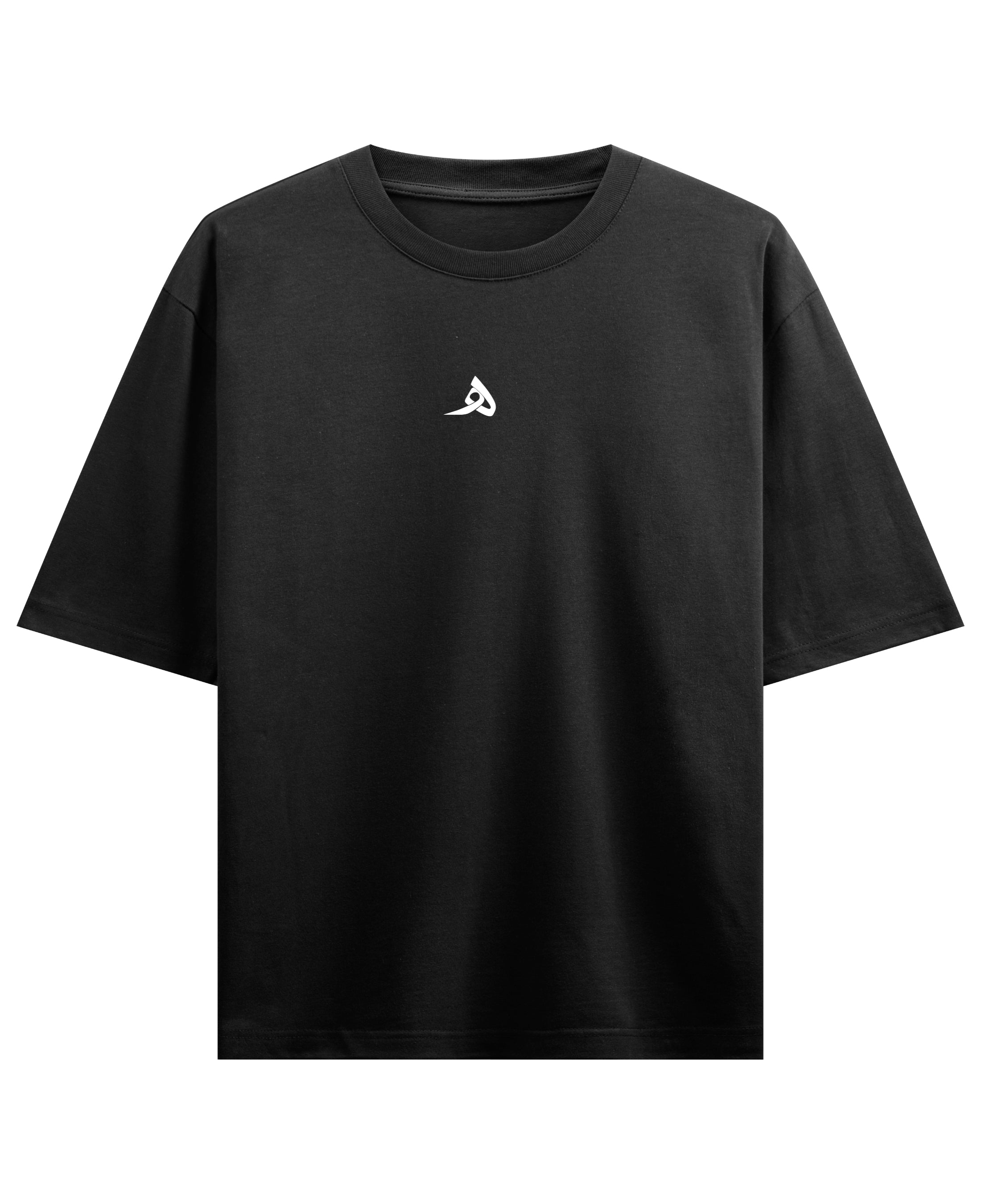 Black Oversized T-shirt Front Design