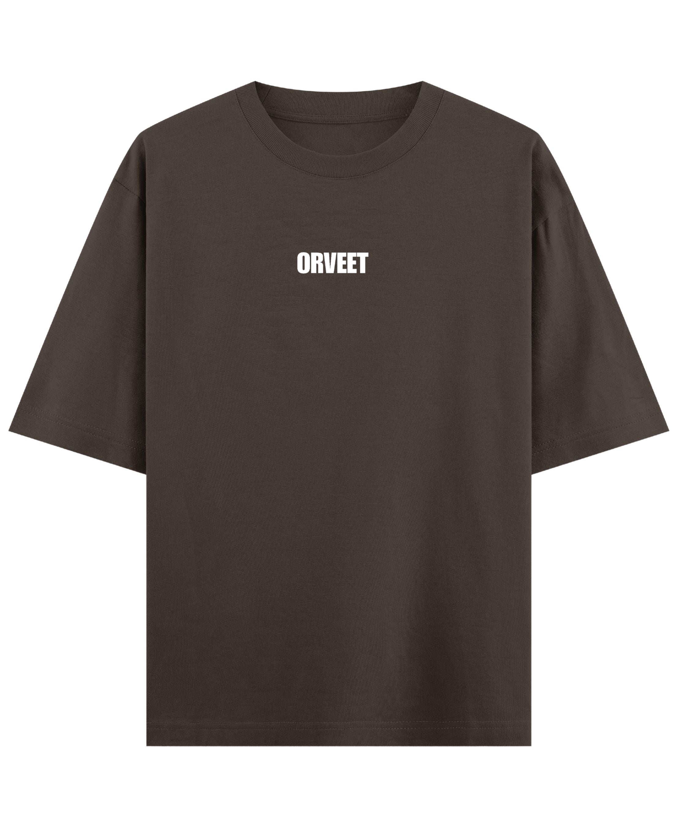 Coffee Oversized T-Shirt Front Design
